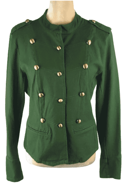 Soho New York & Company women's green jacket size M - Solé Resale Boutique thrift
