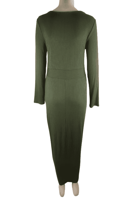 Heart & Hips women's olive dress sz L - Solé Resale Boutique thrift