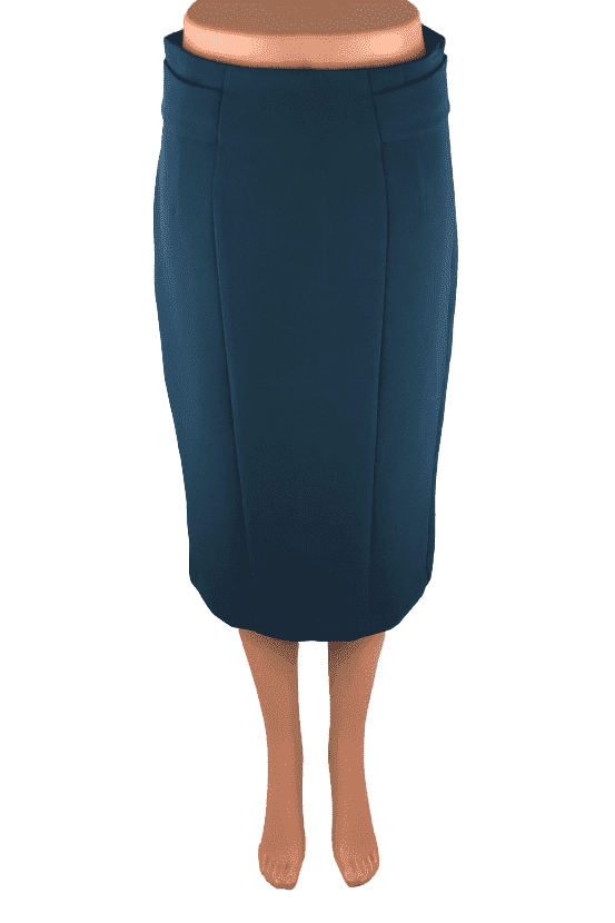 Eva Mendes women's teal skirt size 0 - Solé Resale Boutique thrift