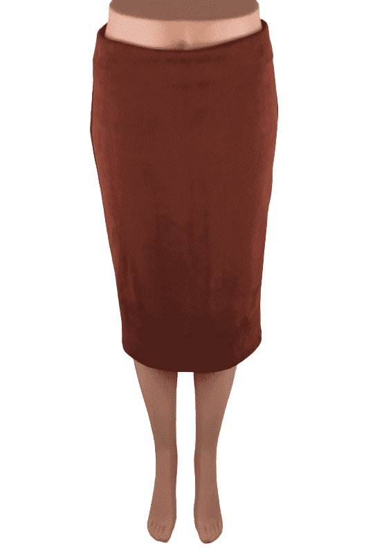 ECI New York women's rust skirt size XS - Solé Resale Boutique thrift