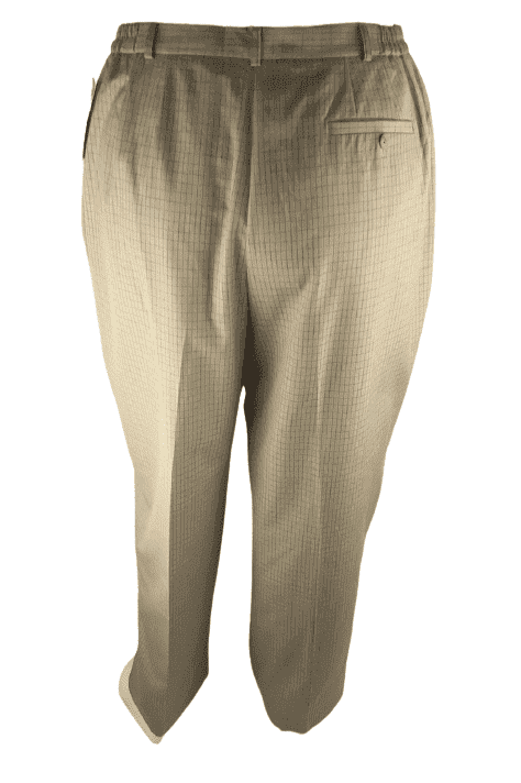 Evan-Picone women's tan plaid pants size 22W - Solé Resale Boutique thrift