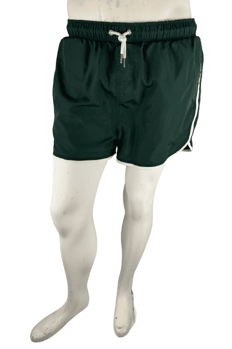 Primark men's green swim trunks size L - Solé Resale Boutique thrift