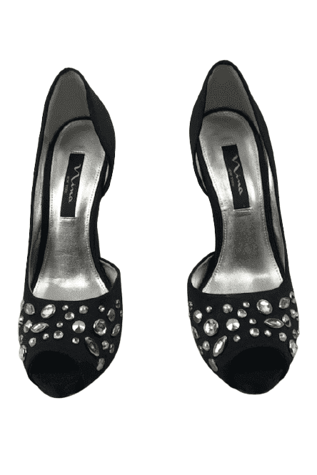 Nina black heels size 9M