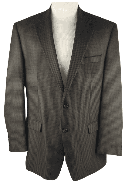 Lauren Ralph Lauren men's brown and black blazer size 44L - Solé Resale Boutique thrift
