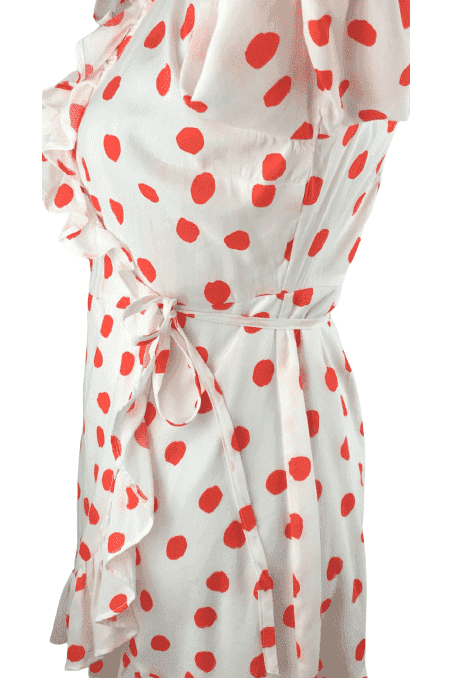 RIXO women's red polka dot wrap dress size XS - Solé Resale Boutique thrift