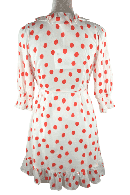 RIXO women's red polka dot wrap dress size XS - Solé Resale Boutique thrift