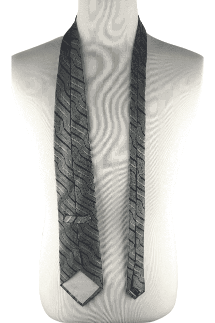 Jhane Barnes Platinum men's gray necktie