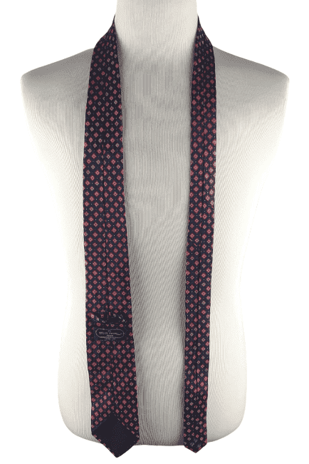 Bruno Piattelli Roma men's blue extra long necktie - Solé Resale Boutique thrift
