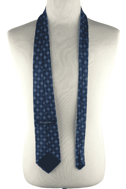 Brooks Brothers men's blue and black tie - Solé Resale Boutique thrift