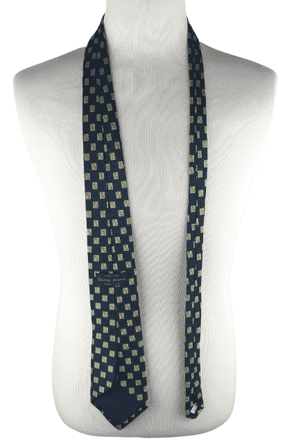 Patrick Francis men's blue necktie - Solé Resale Boutique thrift