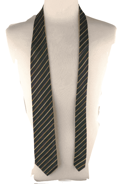 Luciano Barbera men's blue stripe tie - Solé Resale Boutique thrift