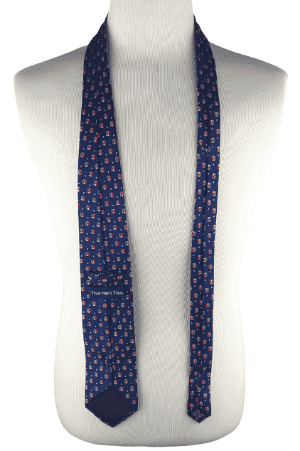True Hero Ties men's blue necktie - Solé Resale Boutique thrift