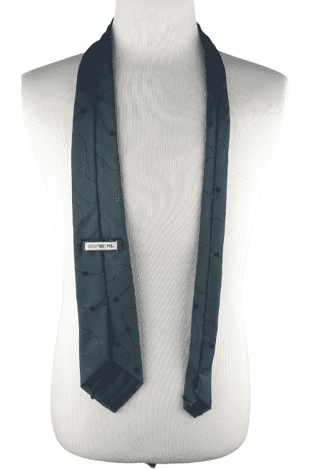 Nara IDEEEPIU men's gray necktie - Solé Resale Boutique thrift