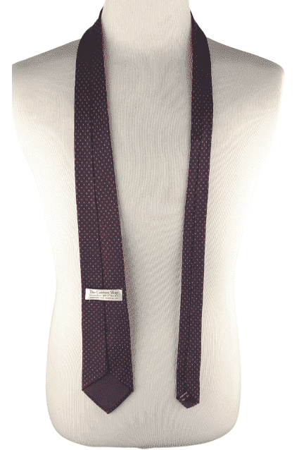 The Custom Shop men's blue and red tie - Solé Resale Boutique thrift