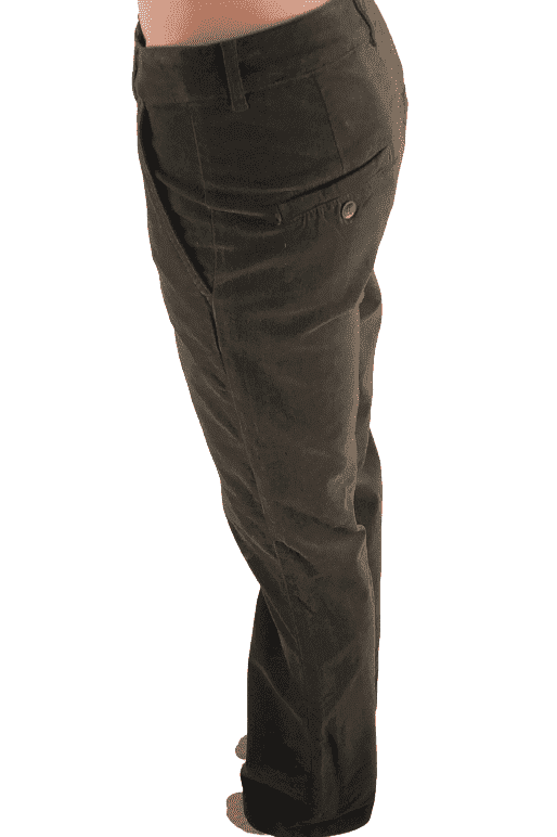 Corel women's velour brown pants size 34 - Solé Resale Boutique thrift