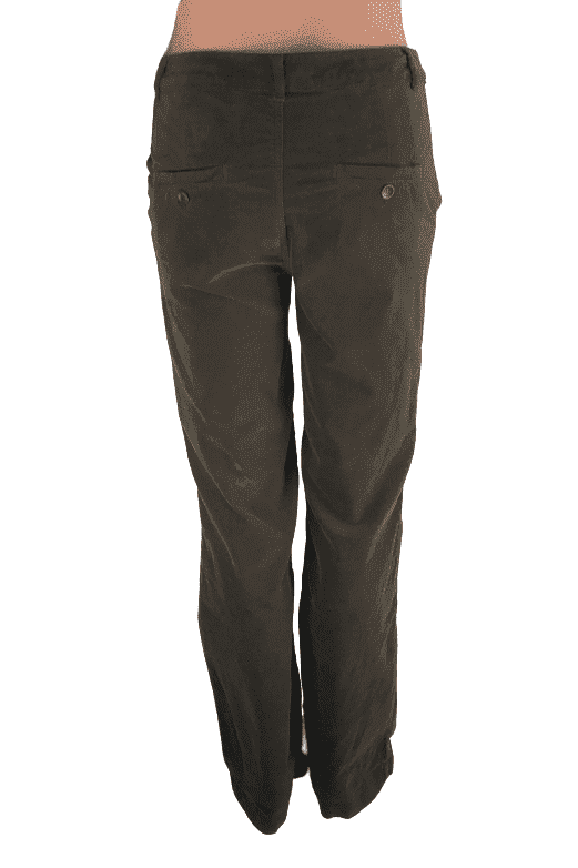 Corel women's velour brown pants size 34 - Solé Resale Boutique thrift