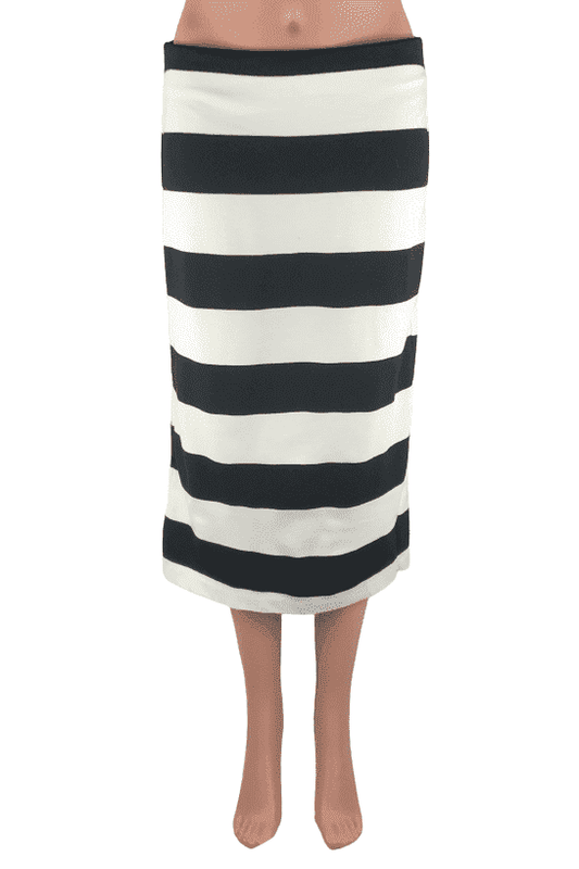 Eci New York women's black and white pencil skirt size M - Solé Resale Boutique thrift
