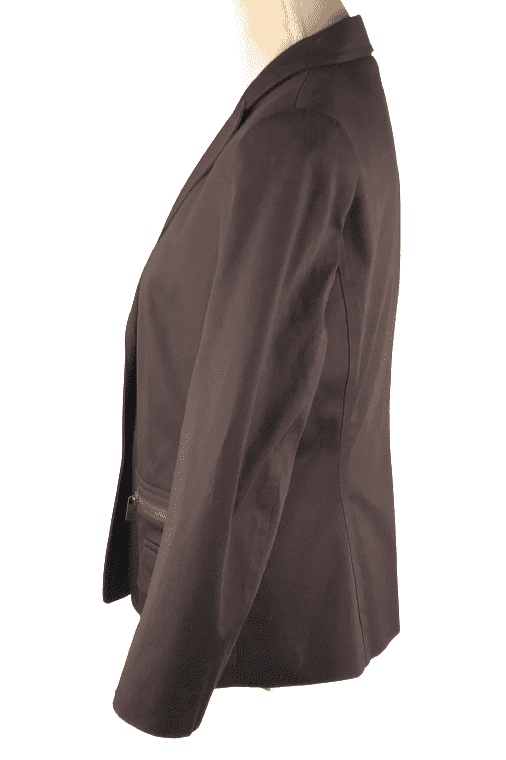 Michael Kors women's brown, blazer jacket size 10 - Solé Resale Boutique thrift