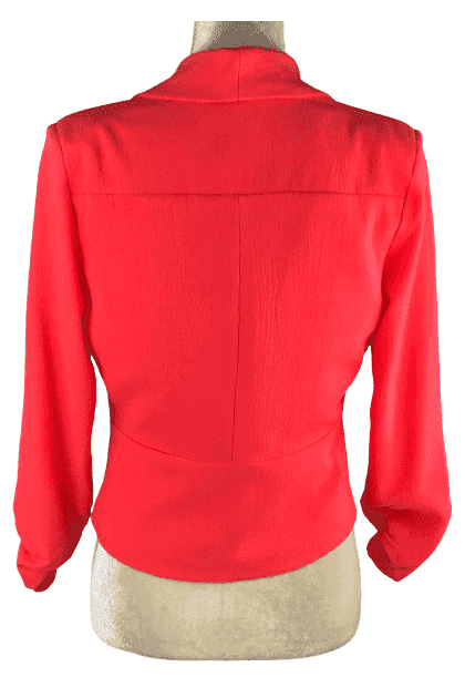 Michel Fashion women's salmon open fit jacket size S - Solé Resale Boutique thrift