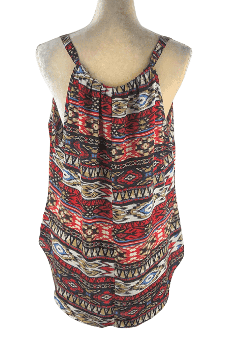 By & by women's multi color, tank top size 1X - Solé Resale Boutique thrift