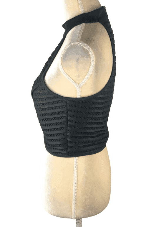 Women's black, crop tank top size M - Solé Resale Boutique thrift