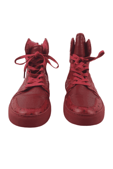 PRSVR Luxury Workboot for men's in red size 13 - Solé Resale Boutique thrift