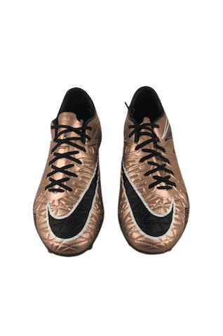 Nike hypervenom nike skin unisex kids gold cleats size 4 - Solé Resale Boutique thrift