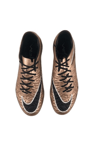 Nike hypervenom nike skin unisex kids gold cleats size 4 - Solé Resale Boutique thrift