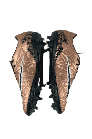 Nike hypervenom nike skin unisex kids gold cleats size 4 - Solé Resale Boutique thrift