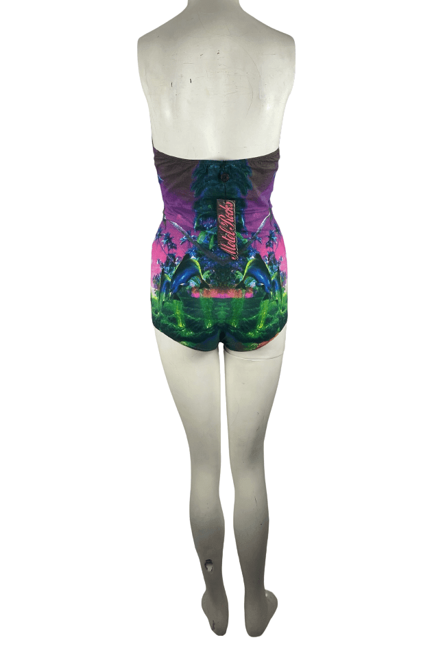 Motel Rocks women's floral multi tube bodysuit size M - Solé Resale Boutique thrift