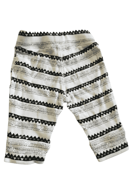 Old Navy infant, black and white bottoms sz 0-3m - Solé Resale Boutique thrift