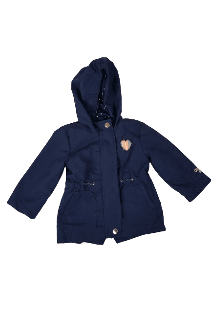 Oshkosh girls blue jacket sz 12M - Solé Resale Boutique thrift