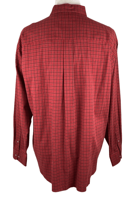 Roundtree & Yorke brick plaid shirt size XL - Solé Resale Boutique thrift