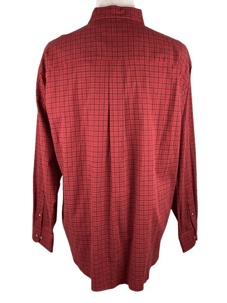 Roundtree & Yorke brick plaid shirt size XL - Solé Resale Boutique thrift