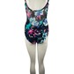 Time and tru women's floral swimsuit size M (8-10) - Solé Resale Boutique thrift