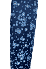 Van Heusen men's blue floral tie - Solé Resale Boutique thrift