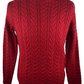 Xray Jeans men red turtleneck sweater size L - Solé Resale Boutique thrift