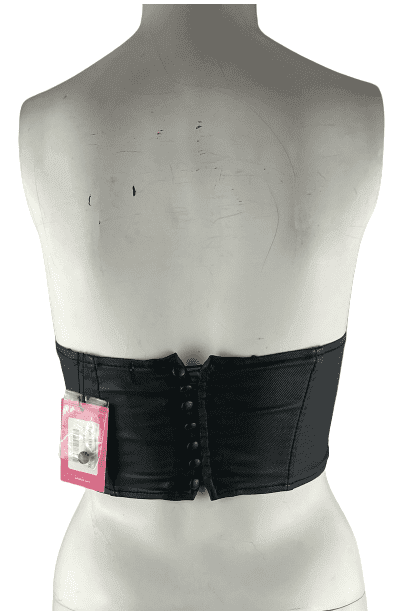 Edikted women's black strapless corset size XS - Solé Resale Boutique thrift