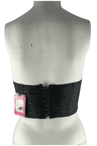 Edikted women's black strapless corset size XS - Solé Resale Boutique thrift