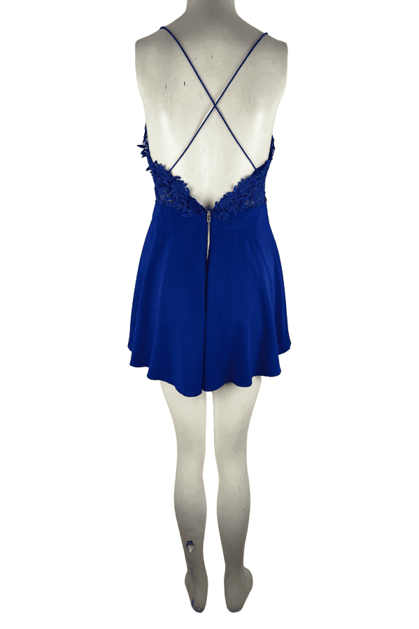 Entry women's blue romper size M - Solé Resale Boutique thrift