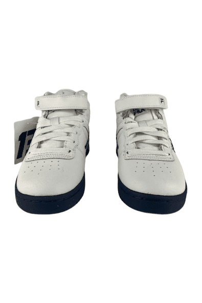 Fila boys white multi high top sneakers size 1.5 - Solé Resale Boutique thrift