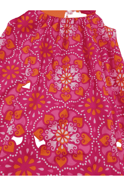 Penelope Mack LTD girls pink and orange tank dress size 6 - Solé Resale Boutique thrift