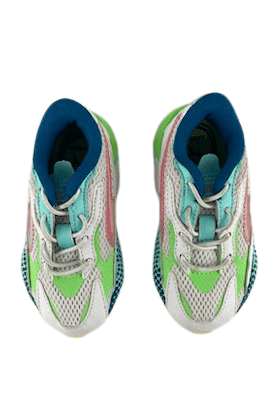 Puma girls multicolor sneakers size 8C - Solé Resale Boutique thrift