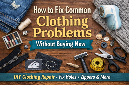 How to Fix Common Clothing Problems Without Buying New