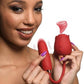 10X Romping Rose Suction and Thrusting Vibrator