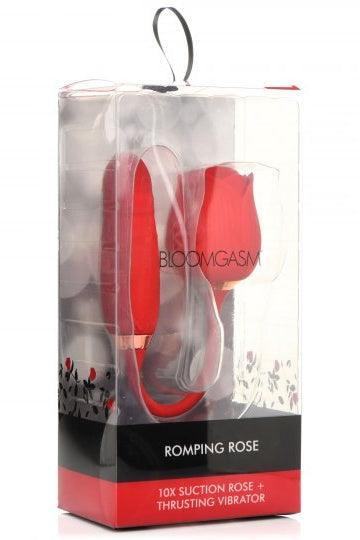 10X Romping Rose Suction and Thrusting Vibrator