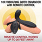 10X Silicone Vibrating Girth Enhancer with Remote Control - Solé Resale Boutique thrift