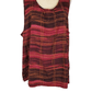 Ashley Stewart women's burgundy multi tank top size 26W - Solé Resale Boutique thrift