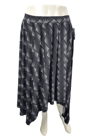 Catherines women's black and white skirt size 2X - Solé Resale Boutique thrift