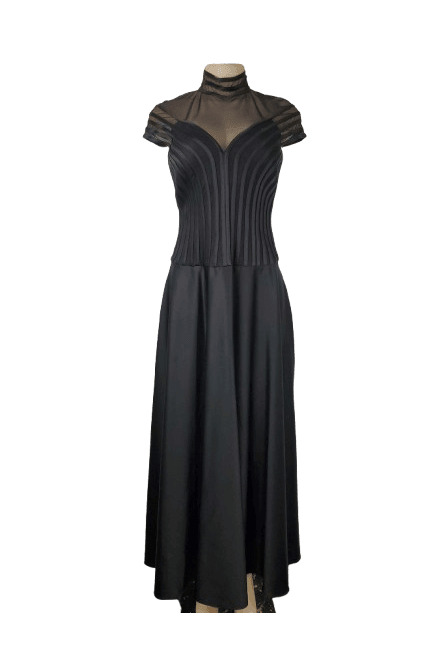 JS Collection Petite women's black long dress size 6